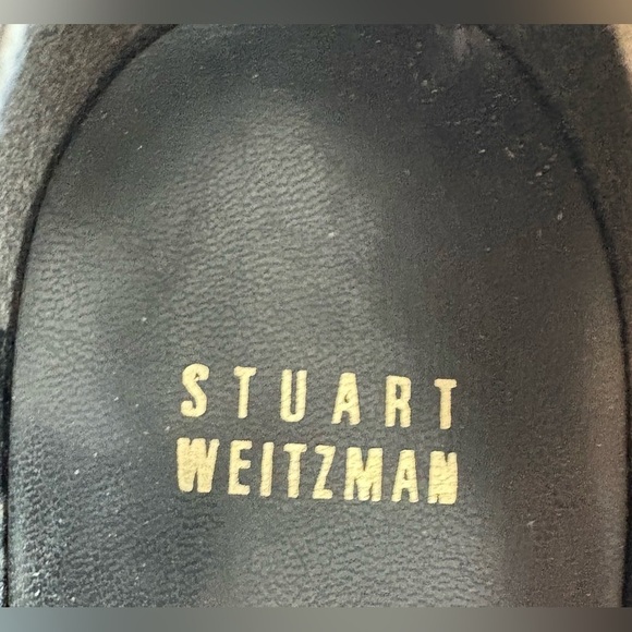 Preloved Stuart Weitzman Chocolate Brown Preppy Penny Loafer Pumps Size 8.5 - Picture 7 of 8